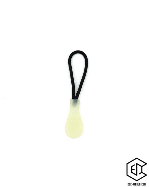 Zipper Verlängerung auf weißem Hintergrund nicht leuchtend